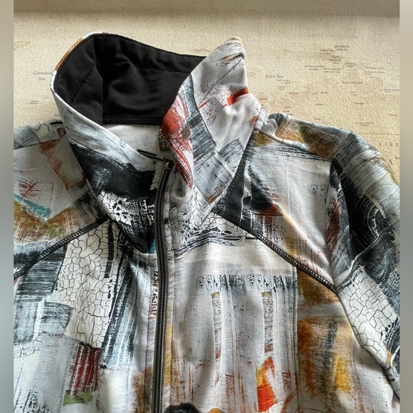 Art Simply by Dolcezza "Kamiros" Jacket Size Medium Art to Wear - Picture 4 of 12